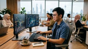 Pembangun perisian Malaysia menganalisis isu data sovereignty waze vs tuju dan infrastruktur peta local