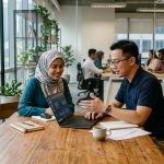 Malaysian IT professionals discussing software governance and security around IBM Agent Identity.