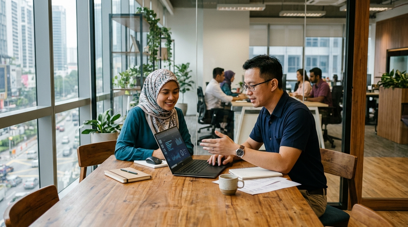 Malaysian IT professionals discussing software governance and security around IBM Agent Identity.