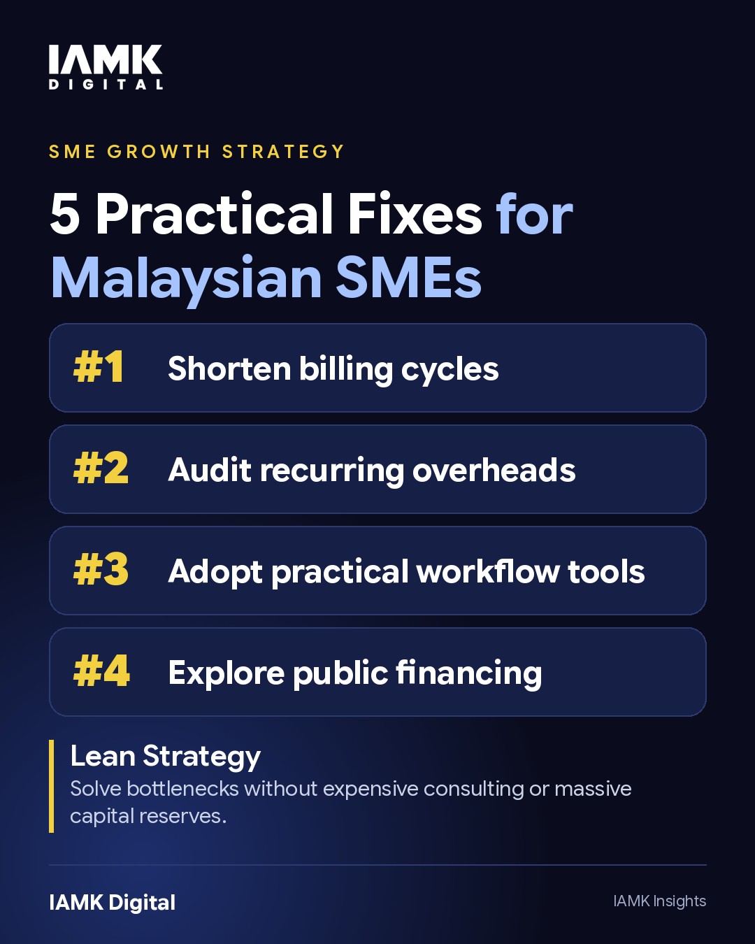 5 Practical Fixes for Malaysian SMEs